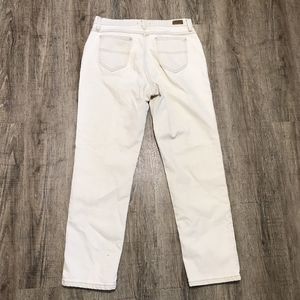 Riders Relaxed Denim Jeans ~ Sz 12P ~ Beige ~ High Rise ~ 29.5" Inseam